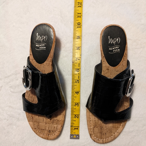 Impo Gisselle black wedges - Picture 1 of 4